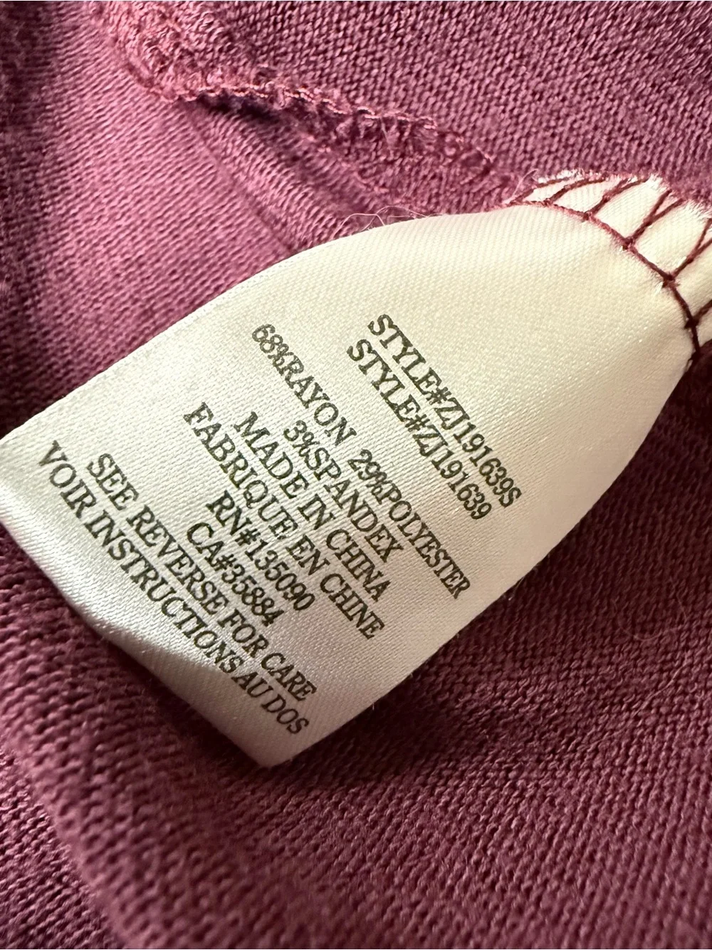 Z Supply Hooded Cardigan Plum Purple Marled Textured Knit Open Front Medium